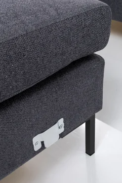 Ecksofa Gianni Grau Links