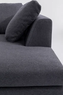 Ecksofa Gianni Grau Rechts