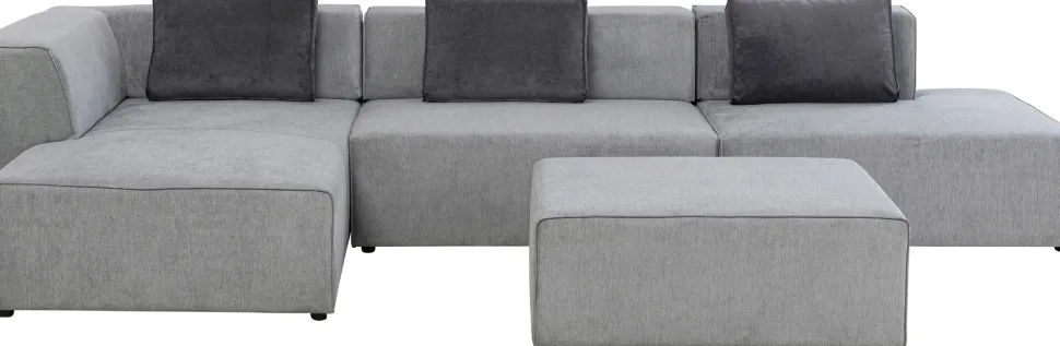 Ecksofa Infinity Atlanta Grau Links