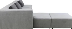 Ecksofa Infinity Atlanta Grau Links