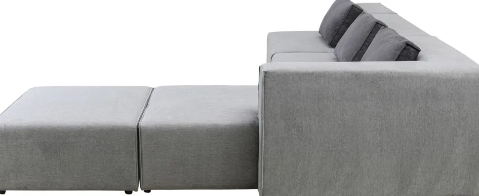 Ecksofa Infinity Atlanta Grau Rechts
