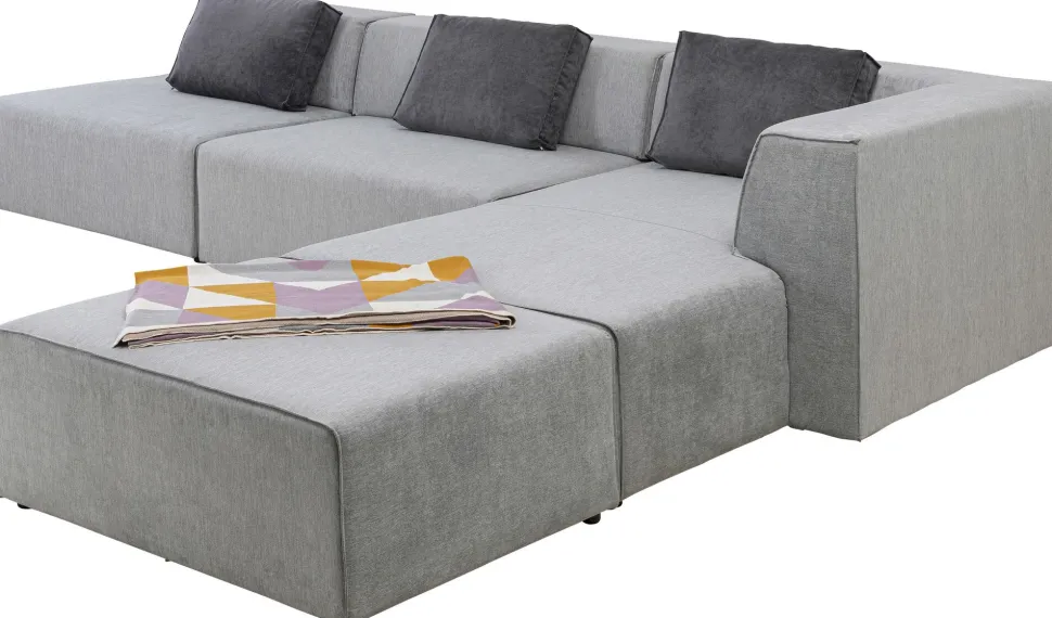 Ecksofa Infinity Atlanta Grau Rechts