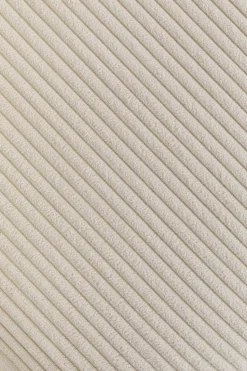 Ecksofa Infinity Ottomane Cord Creme Rechts