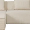 Ecksofa Infinity Ottomane Cord Creme Links