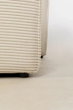 Ecksofa Infinity Ottomane Cord Creme Links