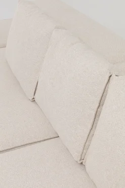 Ecksofa Infinity Ottomane Creme Rechts