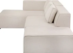 Ecksofa Infinity Ottomane Creme Links