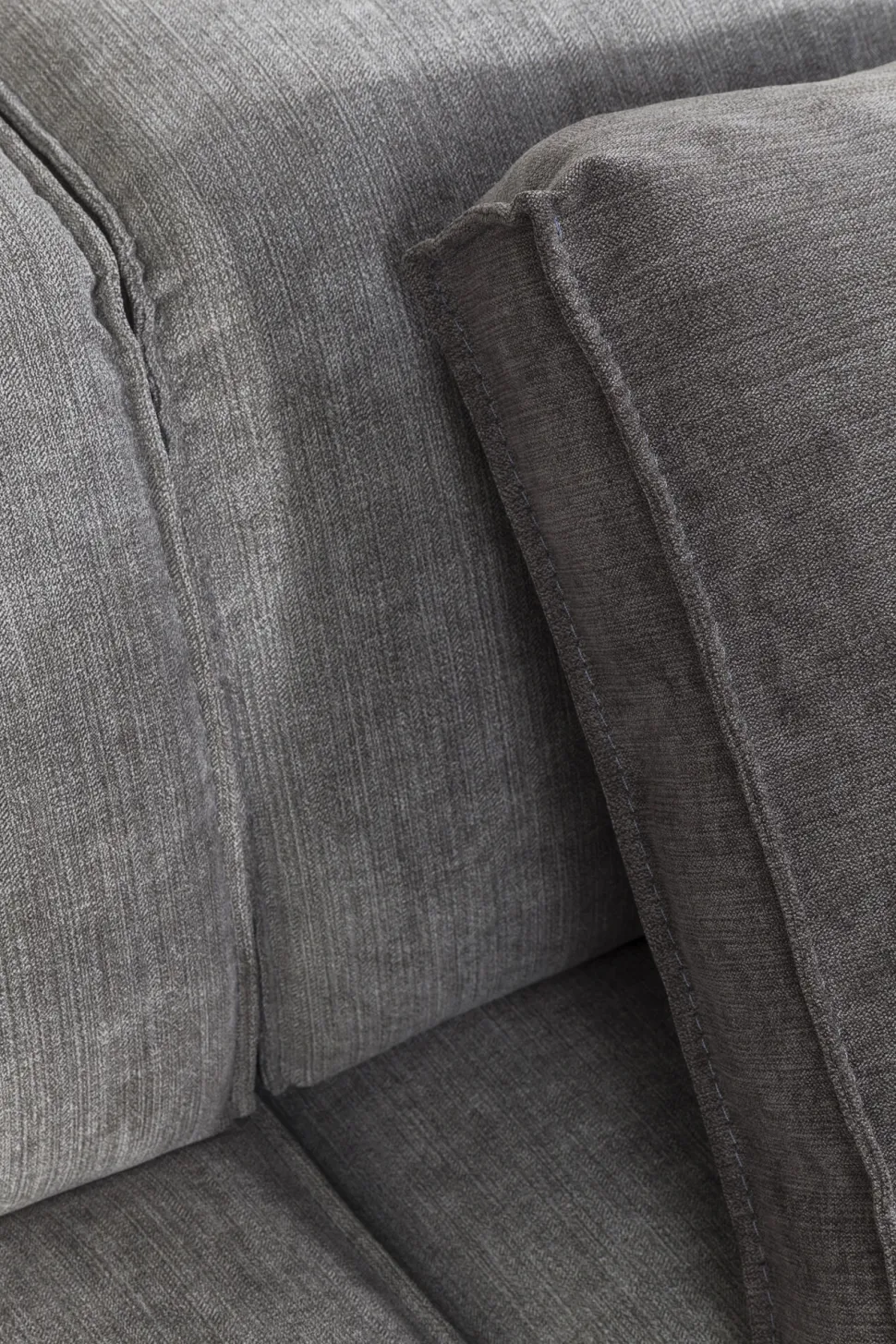 Ecksofa Infinity Ottomane Grau Links