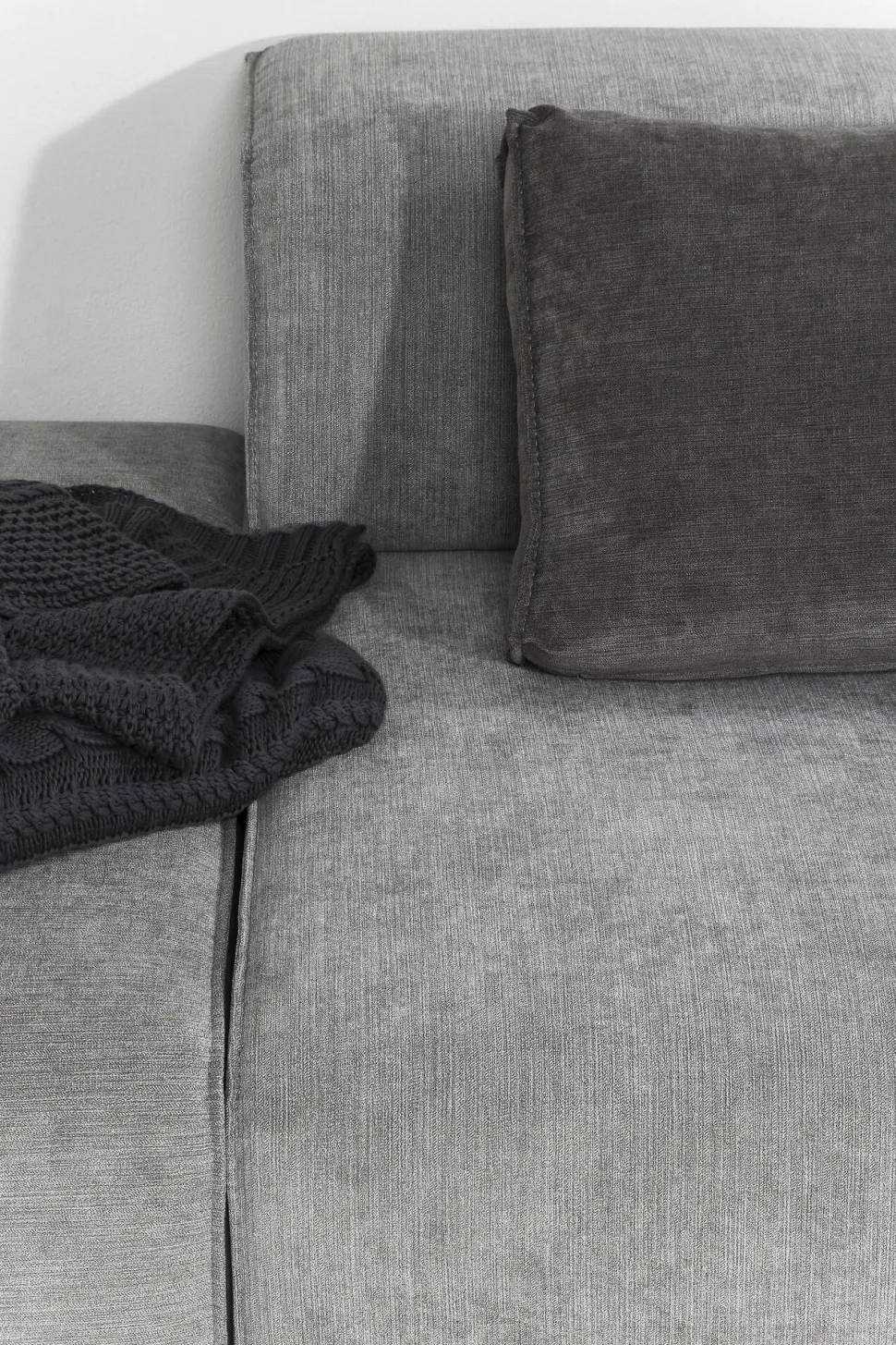 Ecksofa Infinity Ottomane Grau Links