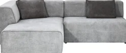 Ecksofa Infinity Ottomane Grau Links