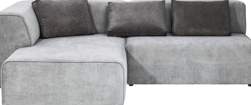 Ecksofa Infinity Ottomane Grau Links