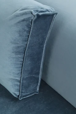 Ecksofa Infinity Velvet Ocean Rechts