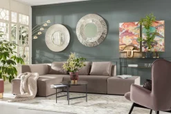 Ecksofa Infinity Velvet Taupe Links