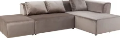 Ecksofa Infinity Velvet Taupe Rechts