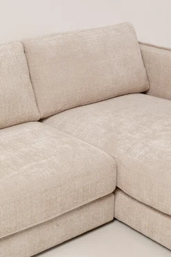 Ecksofa Karma Creme Rechts