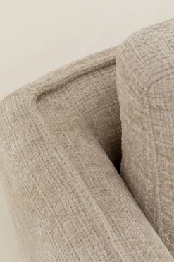 Ecksofa Karma Creme Rechts