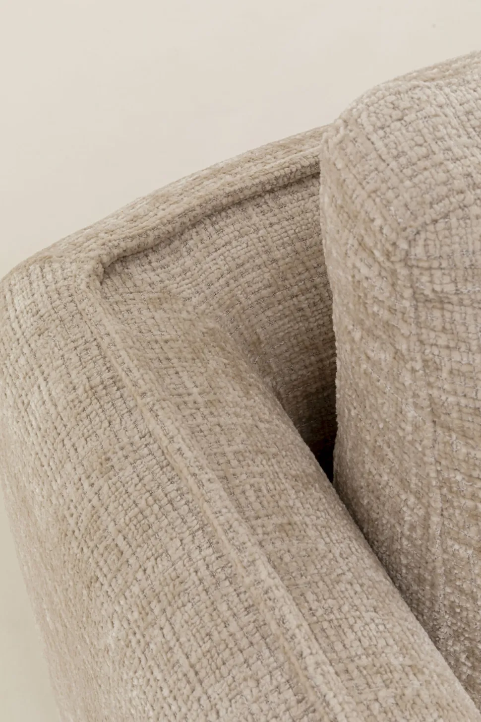 Ecksofa Karma Creme Rechts