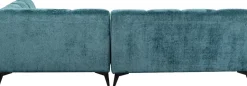 Ecksofa Nia Glam Dunkelgrün Rechts 250cm
