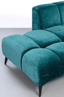 Ecksofa Nia Glam Dunkelgrün Links 250cm