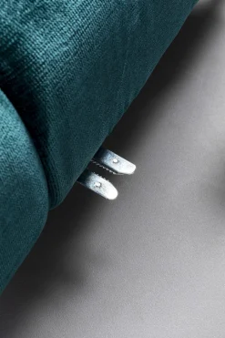 Ecksofa Nia Glam Dunkelgrün Links 250cm