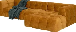 Ecksofa Salamanca Goldbraun Rechts
