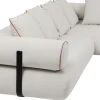 Ecksofa Splendido Creme Rechts 327cm