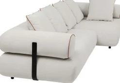 Ecksofa Splendido Creme Rechts 327cm