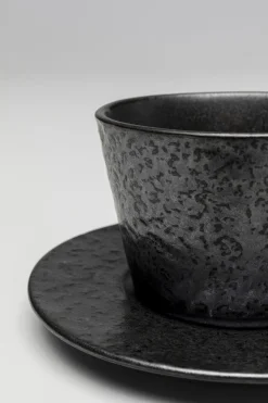 Espressotasse Cosmos Schwarz (2/tlg.)