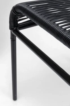 Fußhocker Acapulco Mono Schwarz