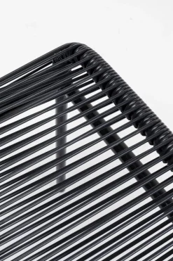 Fußhocker Acapulco Mono Schwarz