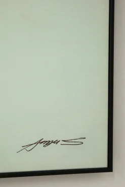 Gerahmtes Bild Abstract Shapes Pink 73x143cm