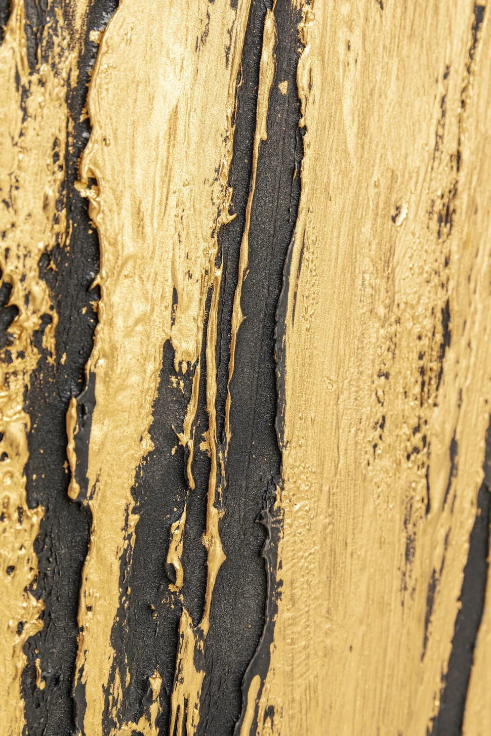 Gerahmtes Bild Abstract Schwarz 80x120cm