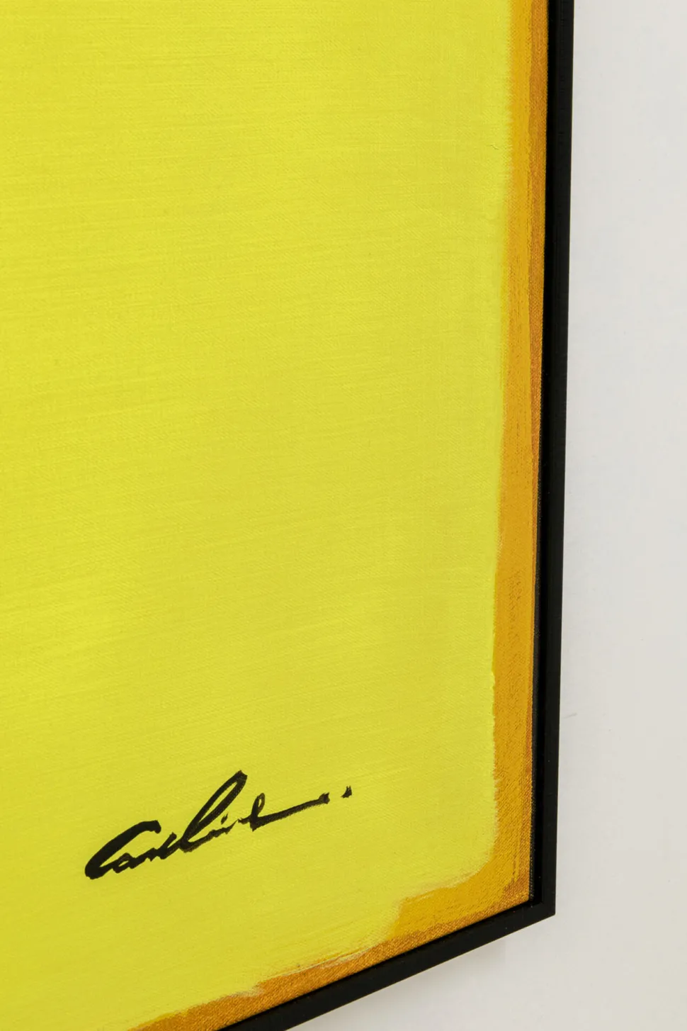 Gerahmtes Bild Abstract Shapes Gelb 113x113cm