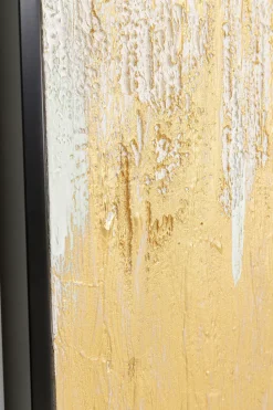 Gerahmtes Bild Abstract Weiß 80x120cm