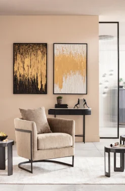 Gerahmtes Bild Abstract Weiß 80x120cm