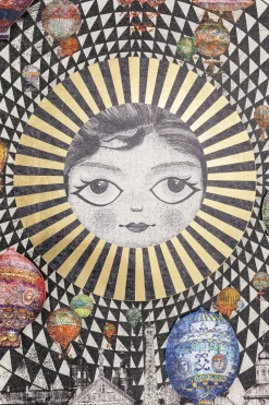 Gerahmtes Bild Balloons 110x174cm