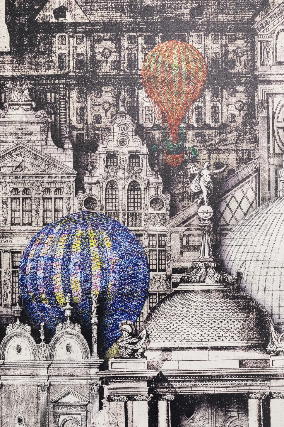 Gerahmtes Bild Balloons 110x174cm