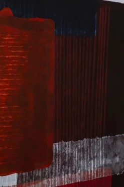 Gerahmtes Bild Box Back Rot 60x80cm