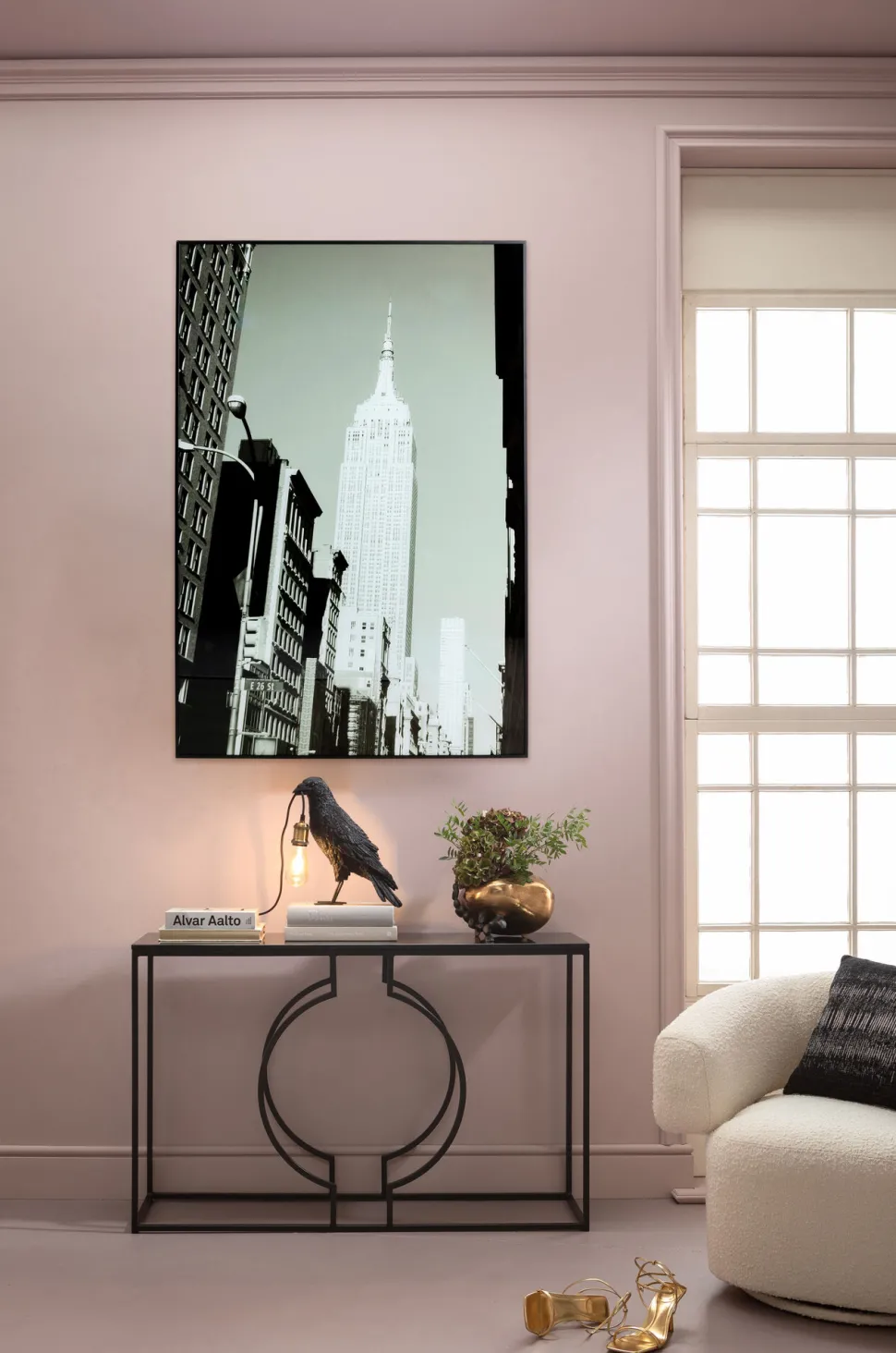 Gerahmtes Bild City Tour 100x150cm