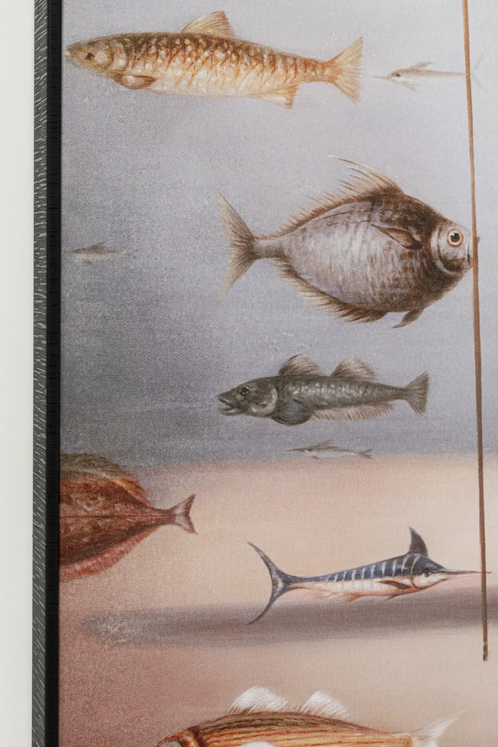 Gerahmtes Bild Cloud Fisherman Boat 60x120cm