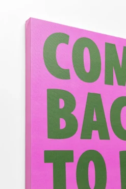 Gerahmtes Bild Come Back To Bed 40x50cm