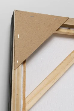 Gerahmtes Bild Dust Blau 100x100cm