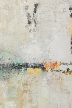 Gerahmtes Bild Dust Gold 120x120cm