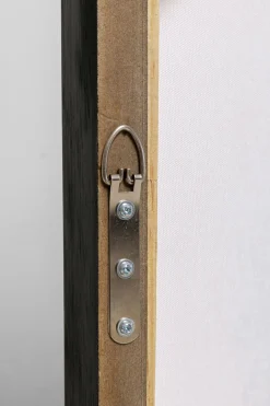 Gerahmtes Bild Dust Grau 100x100cm