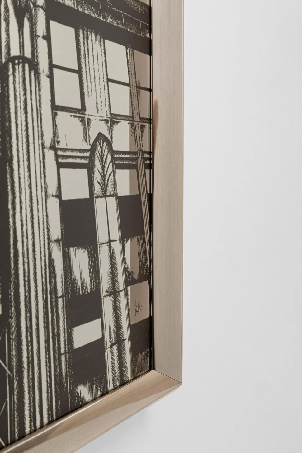 Gerahmtes Bild Empire State Mirror 77x130cm