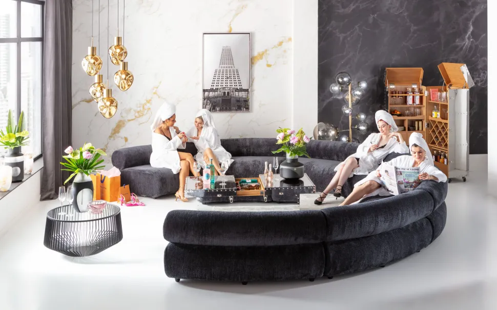 Gerahmtes Bild Empire State Mirror 77x130cm