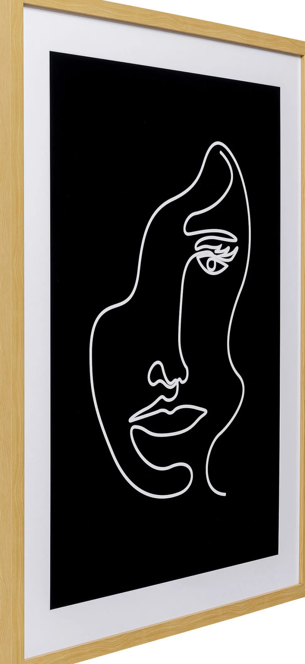 Gerahmtes Bild Faccia Arte Woman 60x80cm