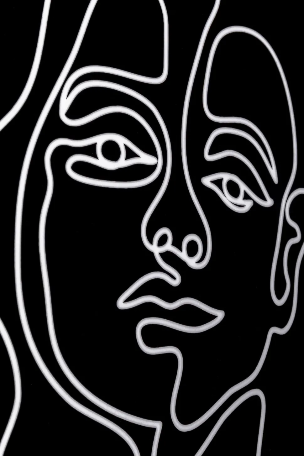 Gerahmtes Bild Faccia Arte Woman 60x80cm