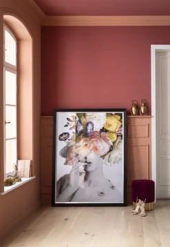 Gerahmtes Bild Flower Lady Pastell 117x154cm