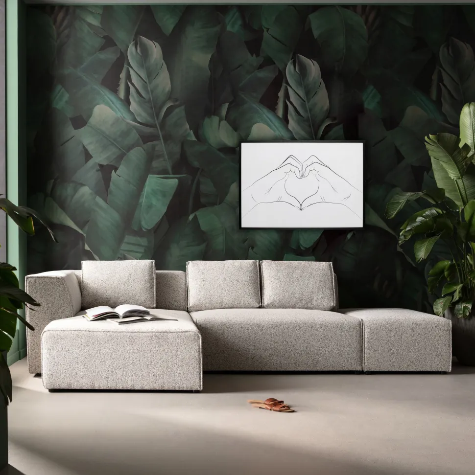 Gerahmtes Bild Heart Hands 103x73cm